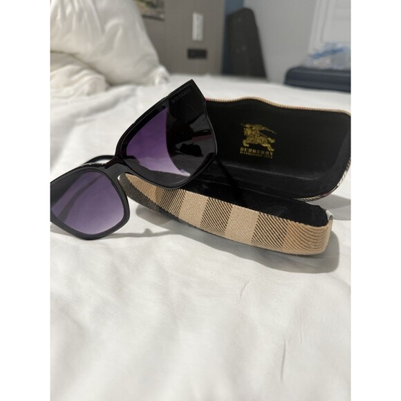 Burberry Heritage House Check Square Sunglasses (Model B 4164, Color 3001/8G)